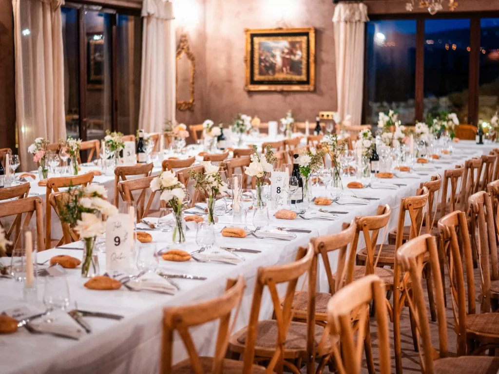 centre de table floral mariage luxe